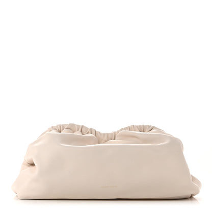 Mansur Gavriel Lambskin Cloud Clutch White 1 of 8