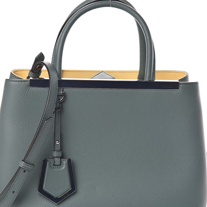 Fendi Vitello Dolce Century Petite 2Jours Tote Malachite 7 of 9
