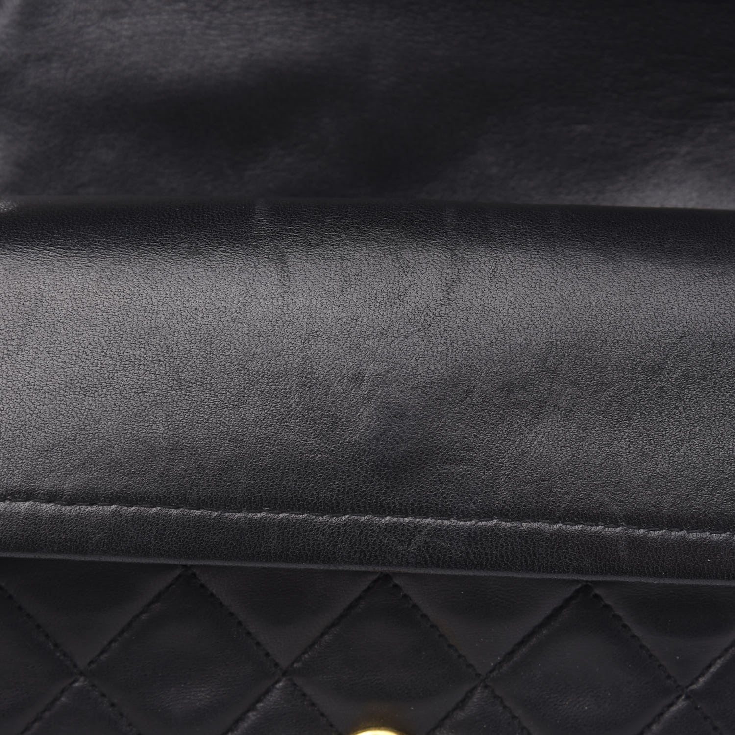 Chanel Lambskin Quilted Small Double Flap Black 12 of 16