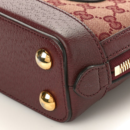 Gucci Monogram Azalea Calfskin Mini Horsebit 1955 Top Handle Bag 7 of 13