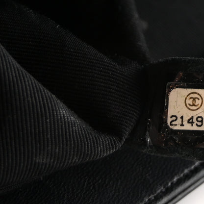 Chanel Glazed Calfskin Medium Boy Flap Black 7 of 10