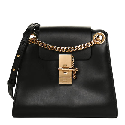 Chloe Shiny Calfskin Mini Annie Shoulder Bag Black 1 of 14
