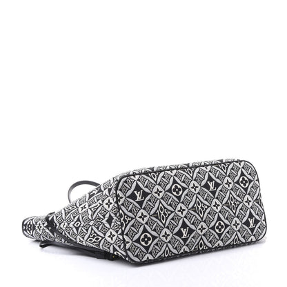 Louis Vuitton Jacquard Since 1854 Neverfull MM Grey 3 of 12