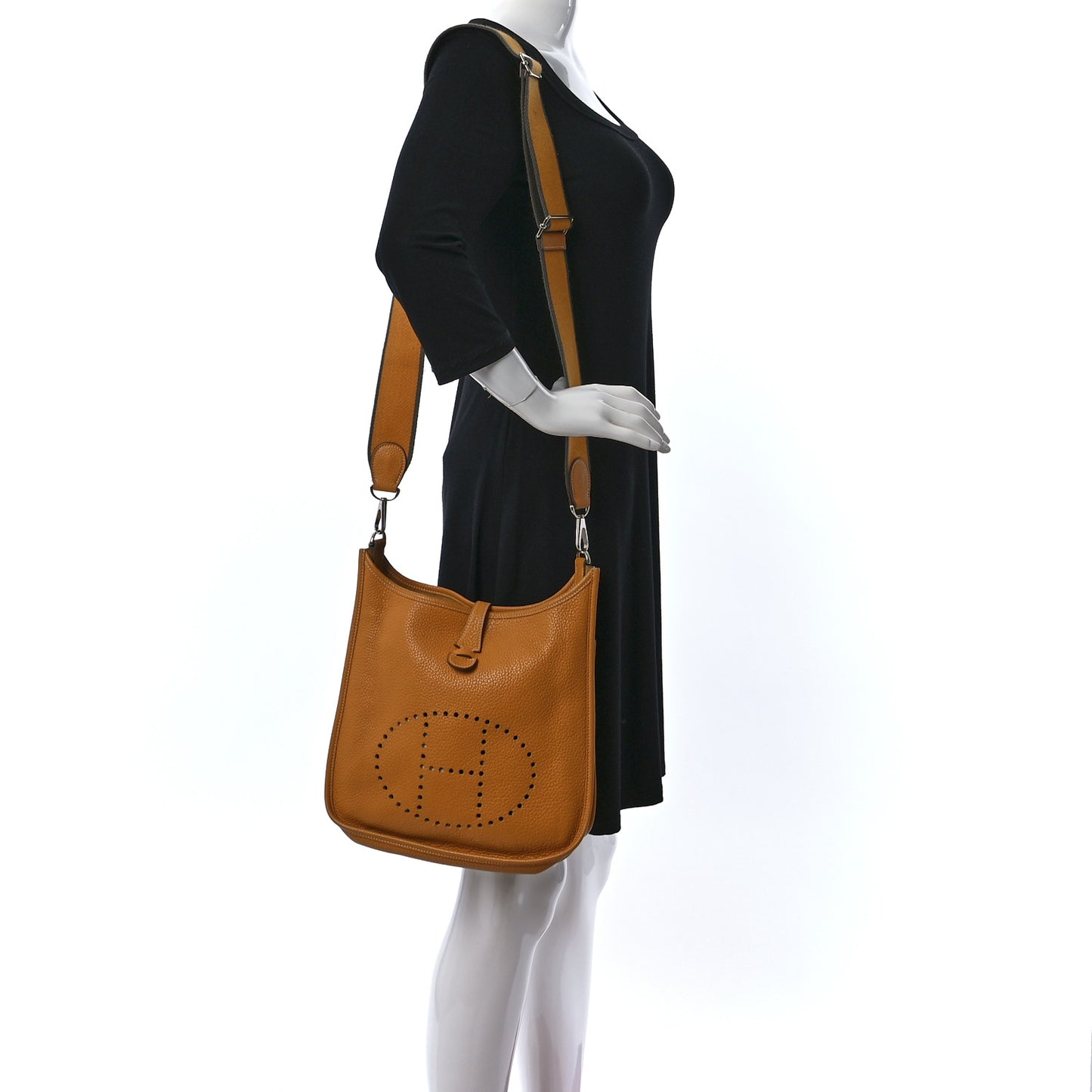 Taurillon Clemence Amazone Evelyne III PM Moutarde Taupe