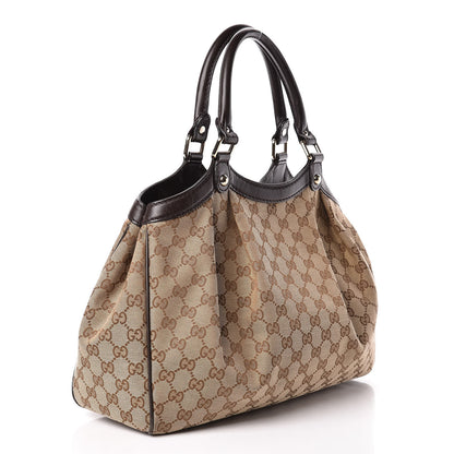 Gucci Monogram Medium Sukey Tote Dark Brown 3 of 15