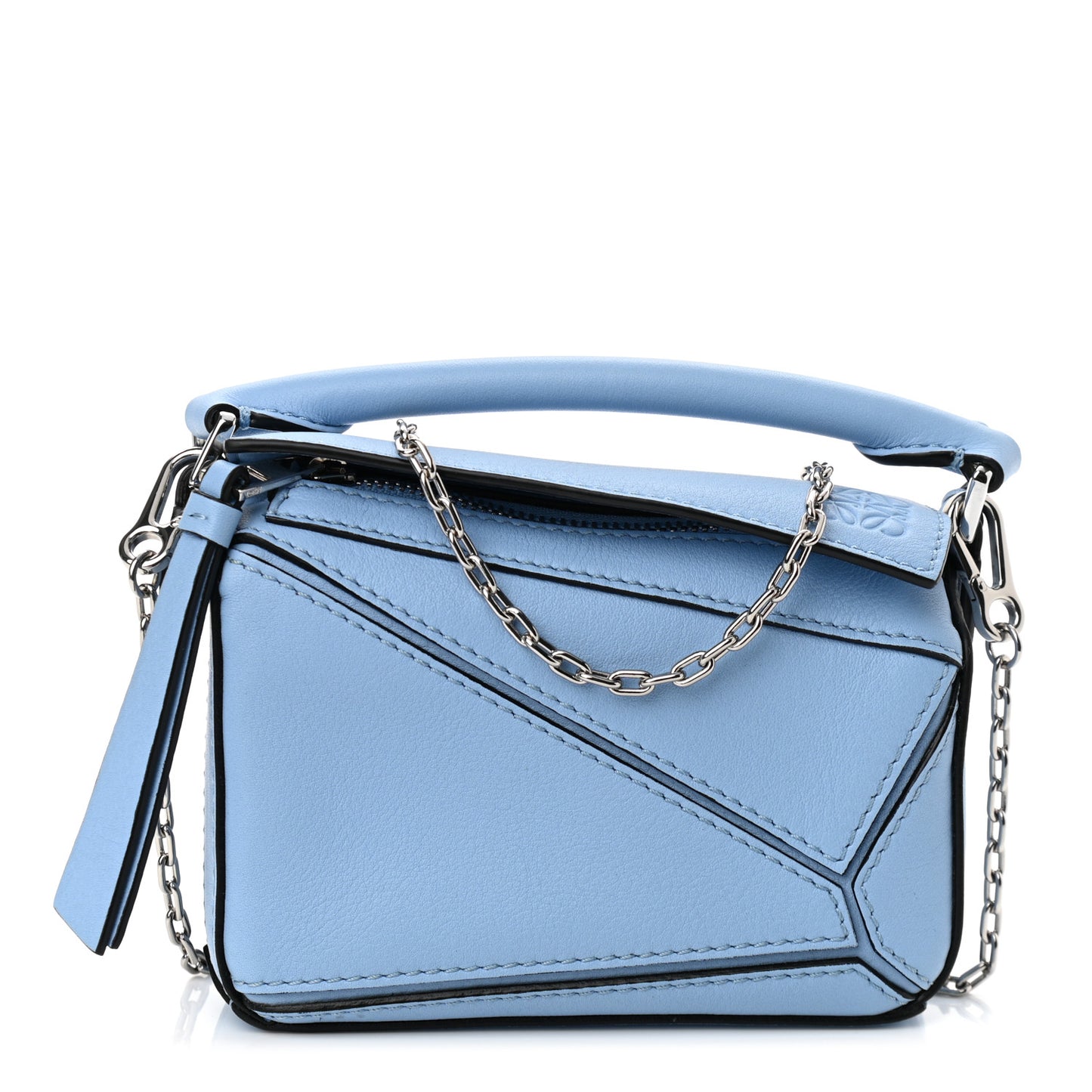 Calfskin Nano Puzzle Bag Blue
