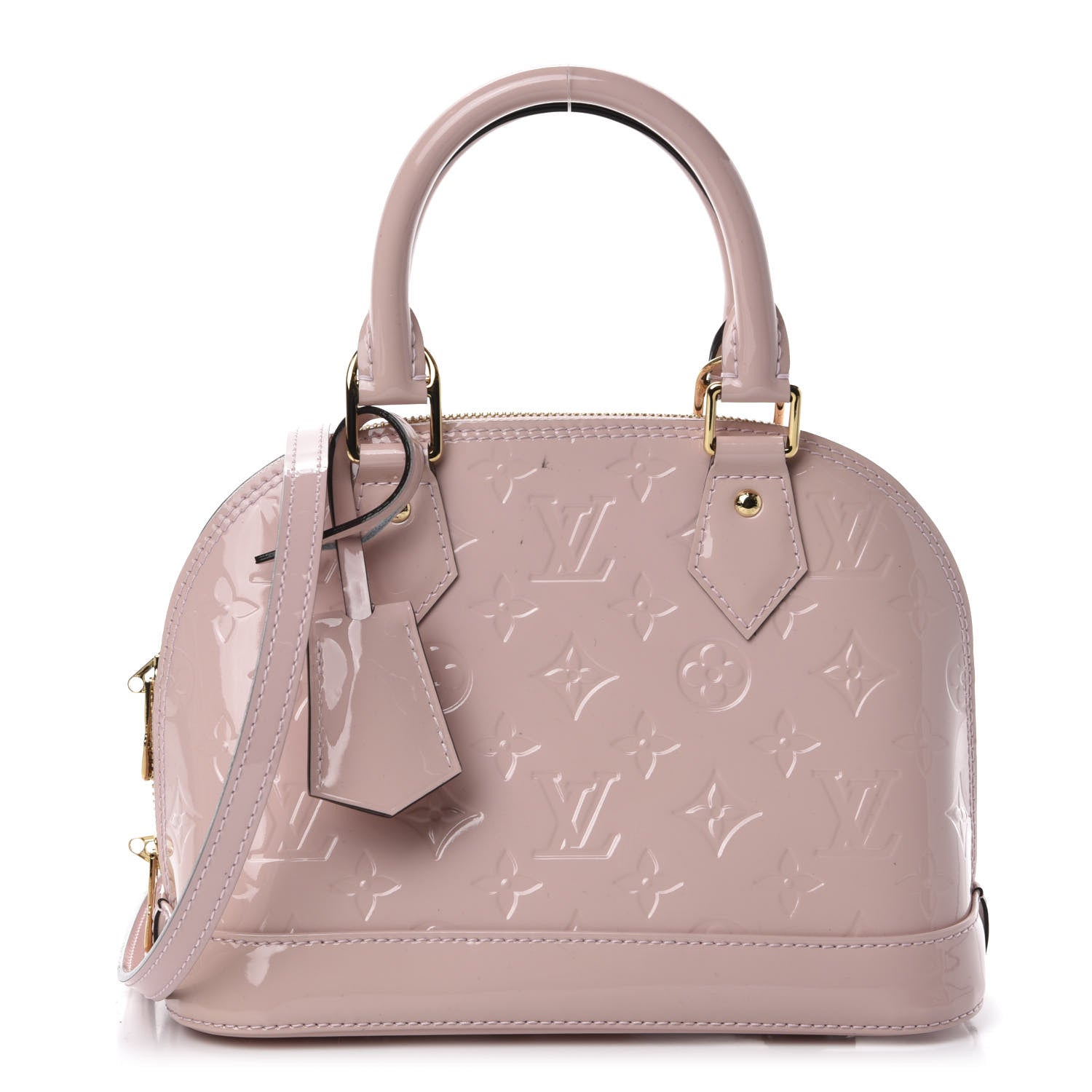 Louis Vuitton Vernis Alma BB Rose Ballerine 1 of 11
