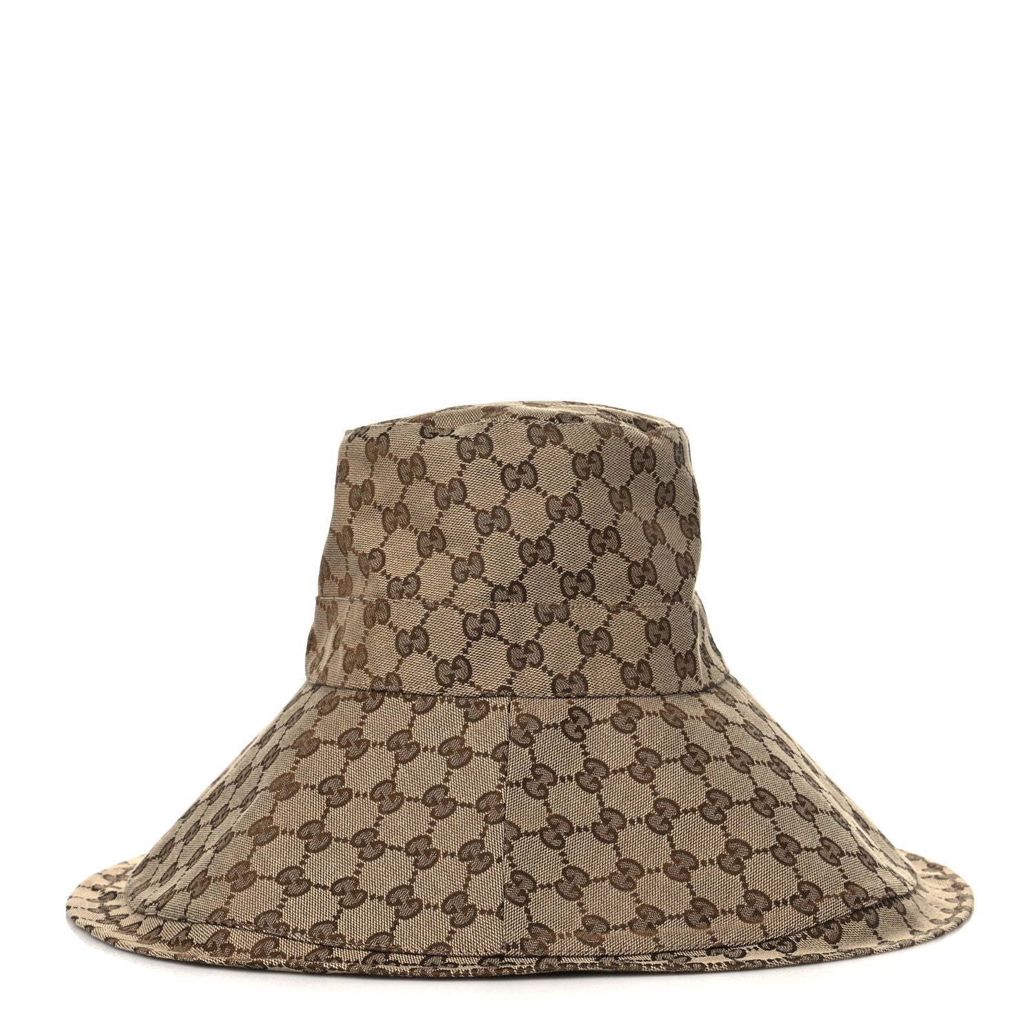 Gucci Monogram Wide Brim Hat L Beige 1 of 8