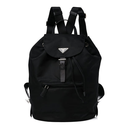 Prada Nylon Tessuto Saffiano Backpack Black 1 of 8