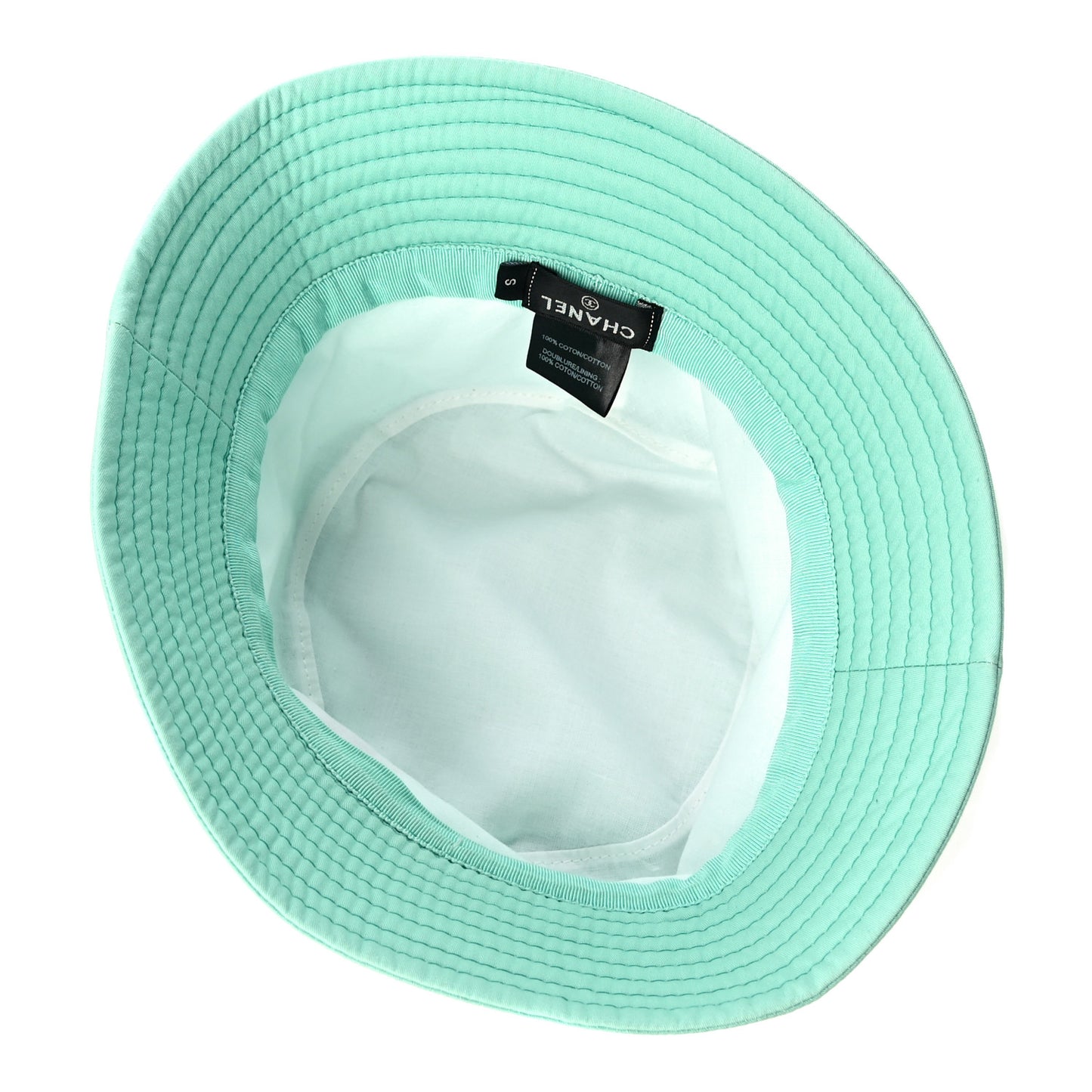 Cotton CC Cloche Bucket Hat S Turquoise Fuchsia