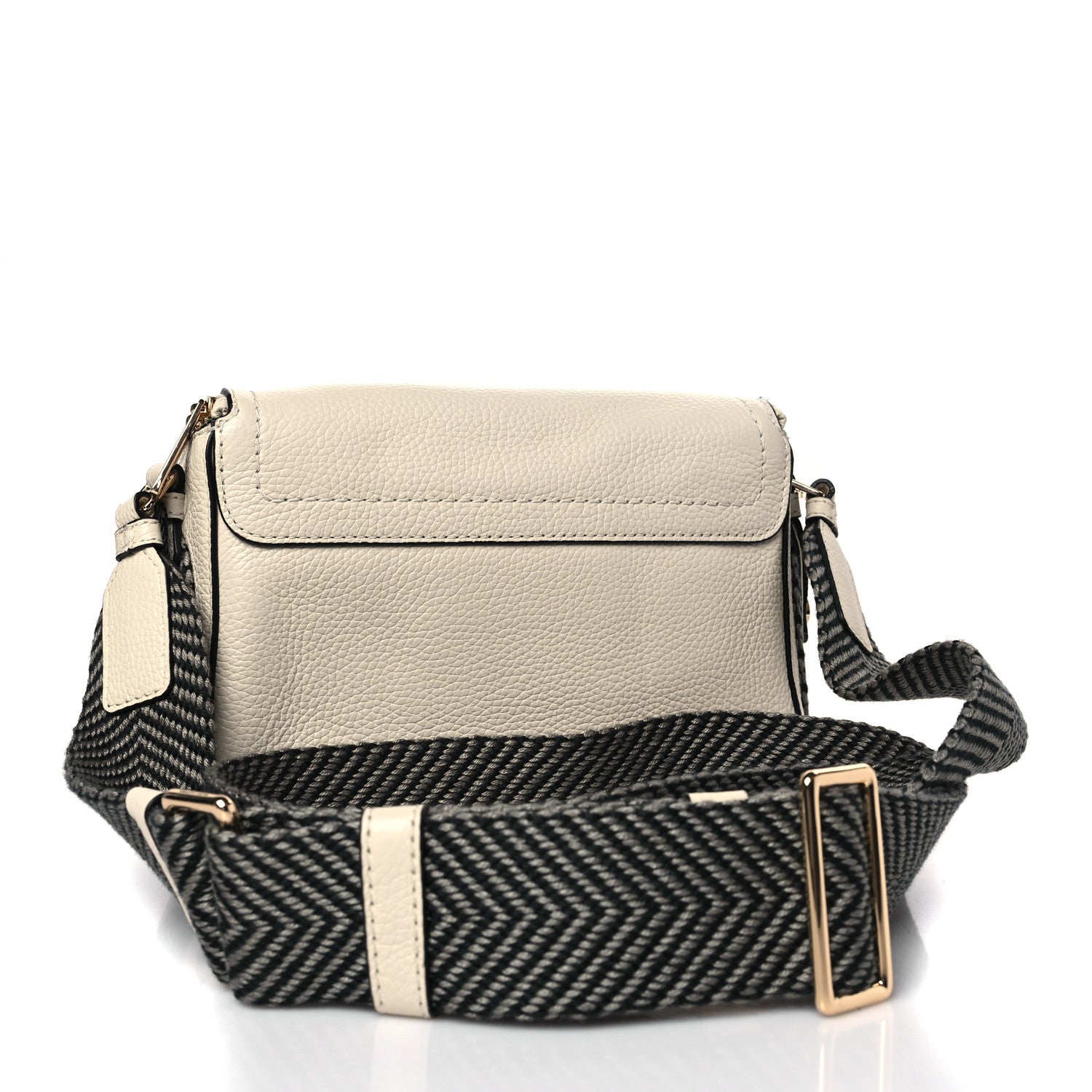 Marc Jacobs Calfskin Mini The Groove Messenger Crossbody Marshmallow 3 of 9