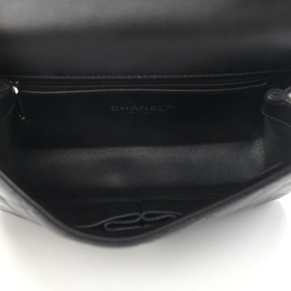 Chanel Lambskin Quilted Small CC Filigree Flap Black 5 of 13