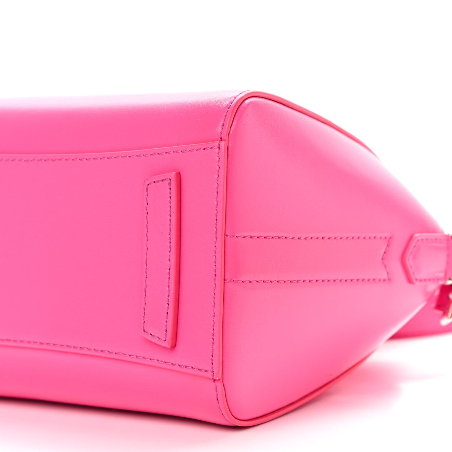 Shiny Lord Calfskin Mini Antigona Shocking Pink