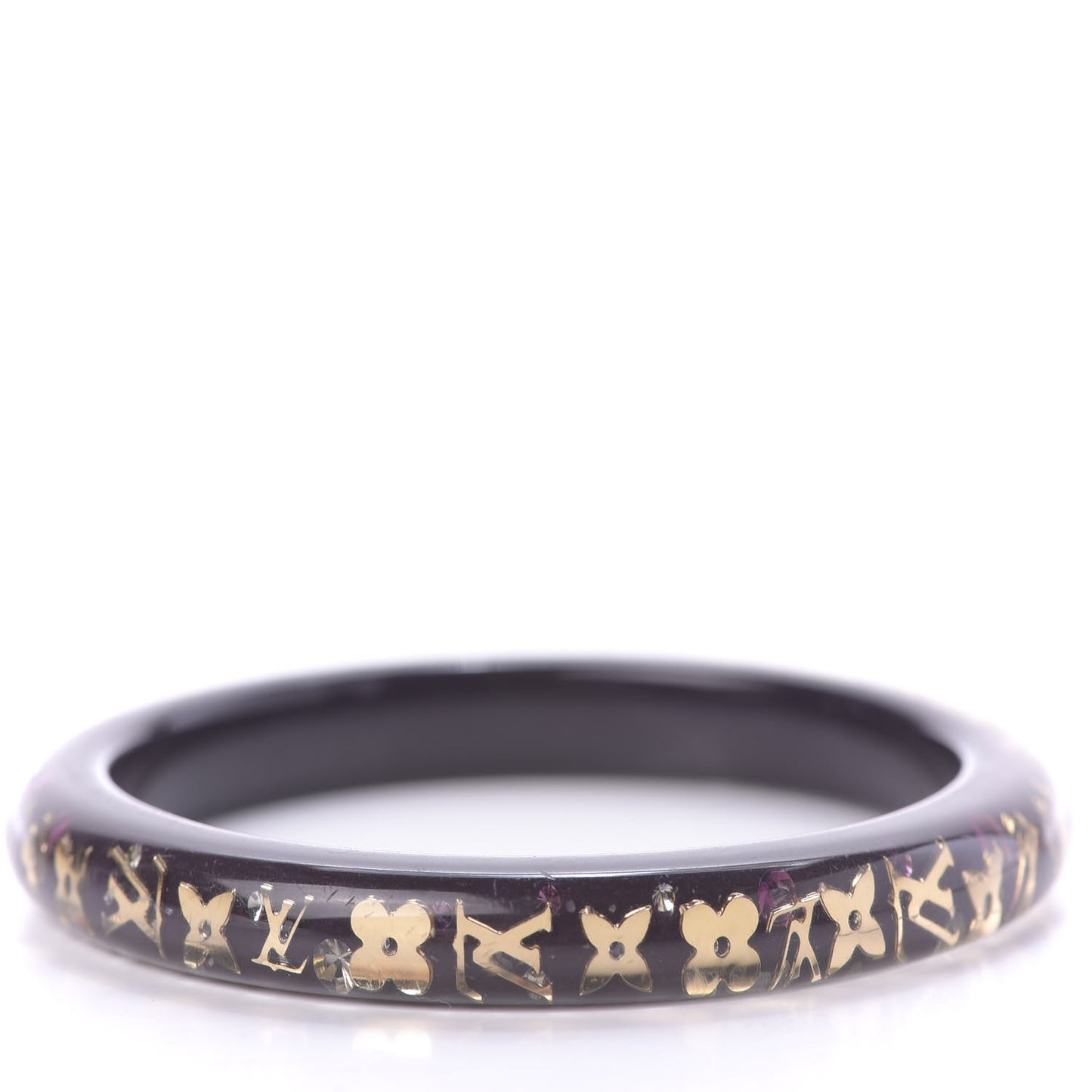 Resin Swarovski Medium Inclusion Bracelet PM Marron