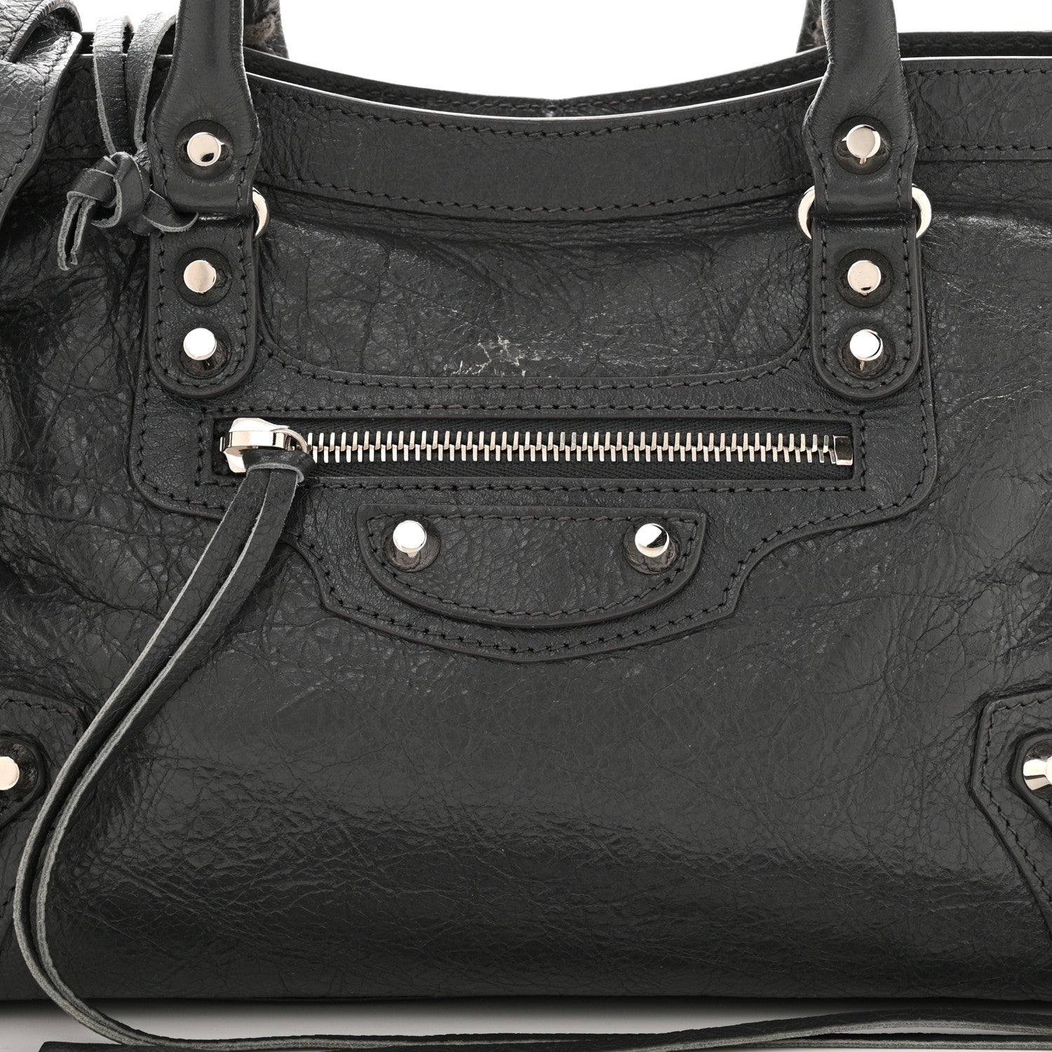 Balenciaga Agneau Classic Silver Hardware S City Gris Fossile 9 of 12