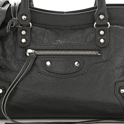 Balenciaga Agneau Classic Silver Hardware S City Gris Fossile 9 of 12