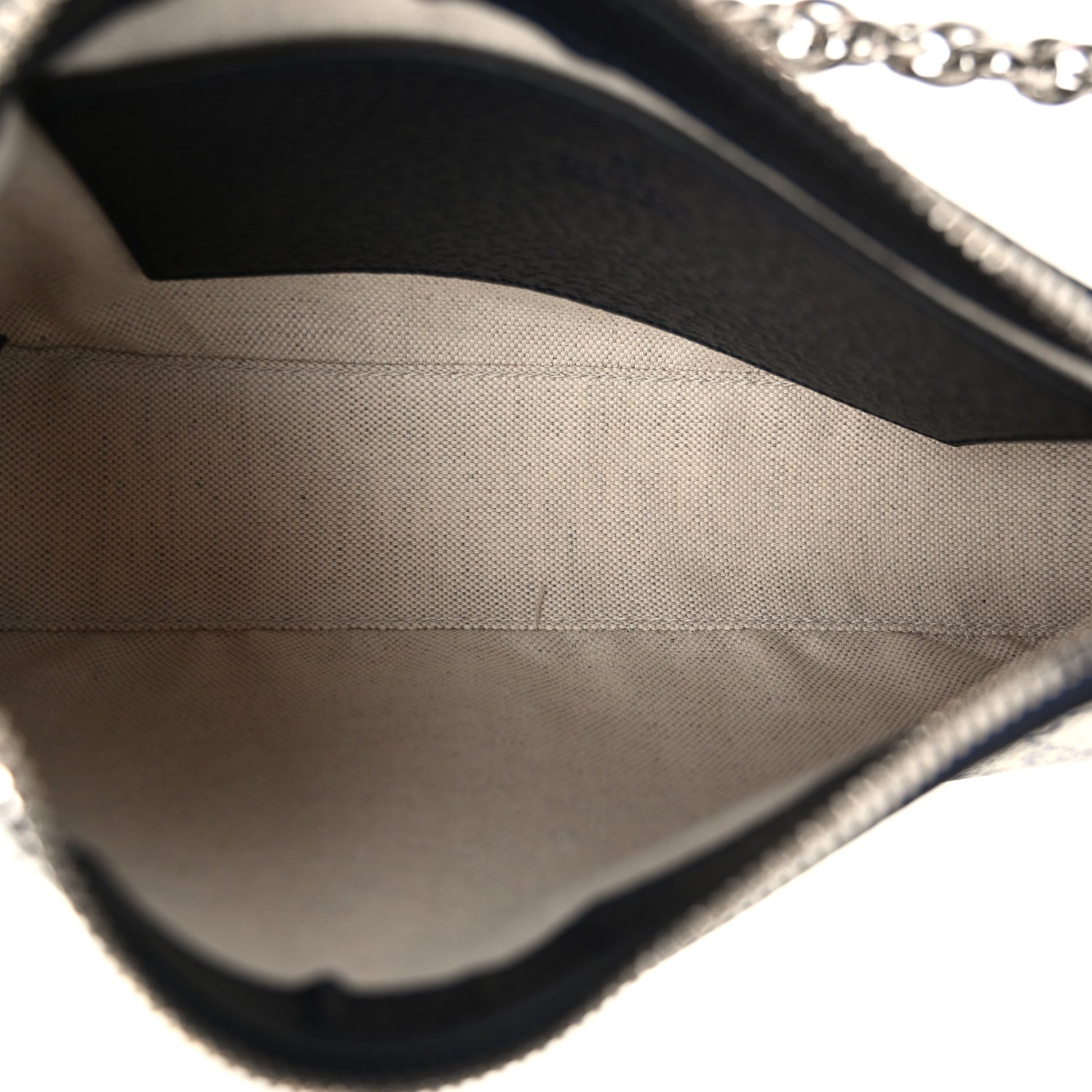Gucci GG Supreme Monogram Textured Dollar Calfskin Web Small Ophidia GG Handbag Beige Blue 5 of 10