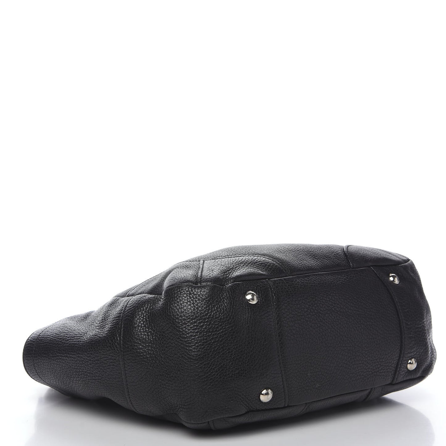 Vitello Daino Side Pocket Hobo Black