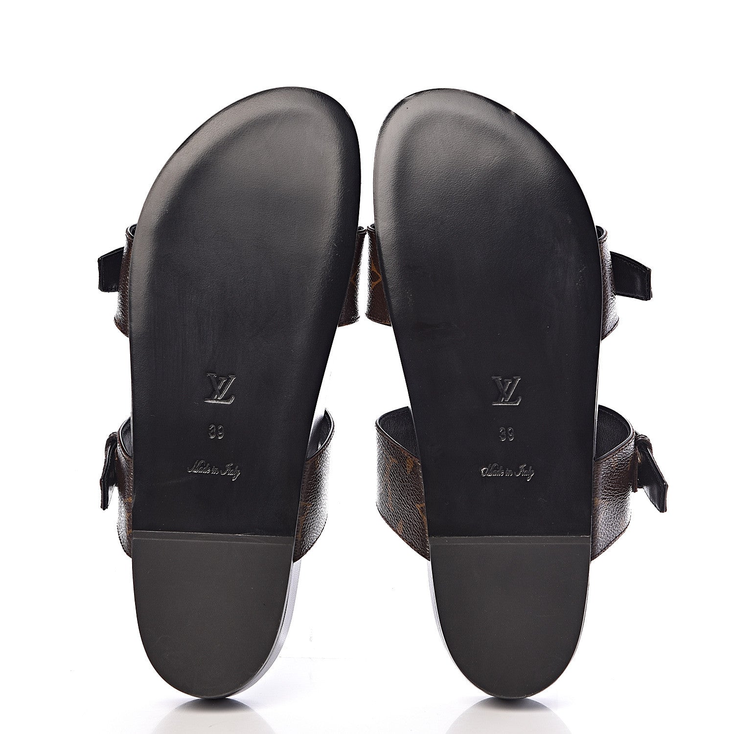 Louis Vuitton Monogram Bom Dia Mule Sandals 39 Black 5 of 8