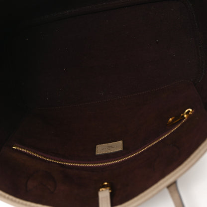 Louis Vuitton Empreinte Monogram Giant Neverfull MM Tourterelle 5 of 11