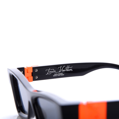 Louis Vuitton Acetate Skepitcals Z1161W Sunglasses Black Orange 5 of 8