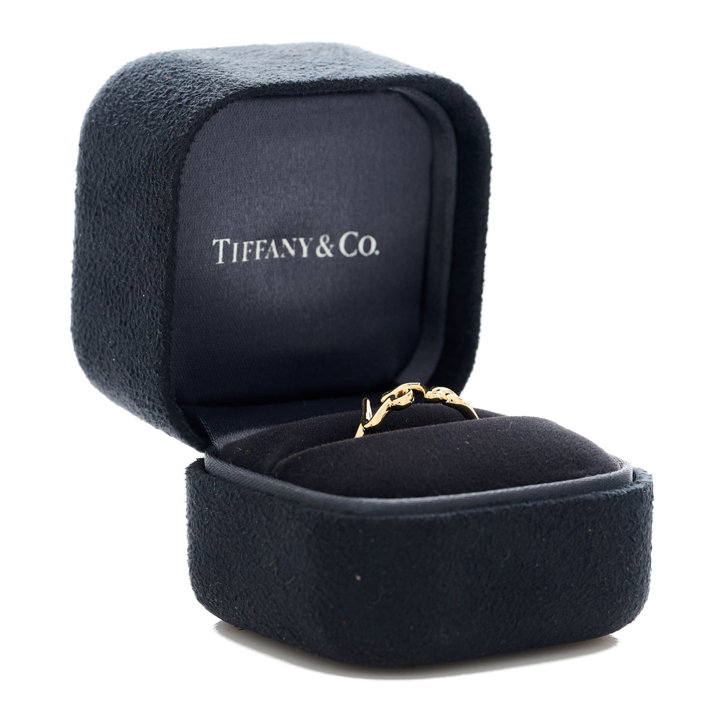 18K Yellow Gold Mini Paloma's Graffiti Love Ring 54 7