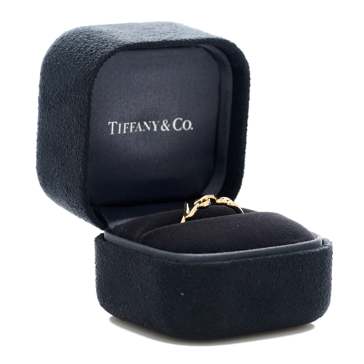 Tiffany 18K Yellow Gold Mini Paloma's Graffiti Love Ring 54 7 6 of 6