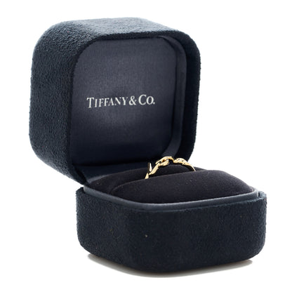 Tiffany 18K Yellow Gold Mini Paloma's Graffiti Love Ring 54 7 6 of 6