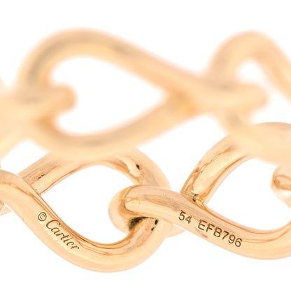 Cartier 18K Yellow Gold Maillon Infini de Cartier Ring 54 7 4 of 4