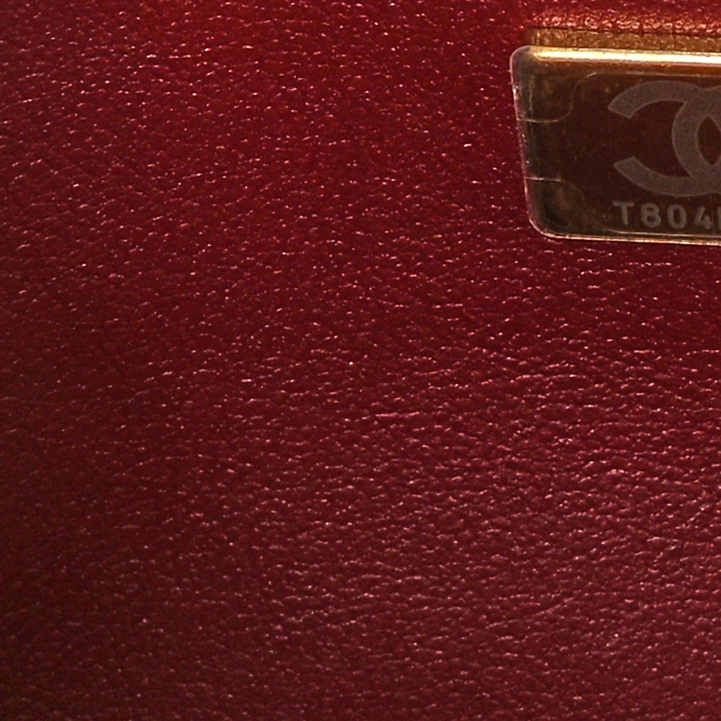 Caviar Quilted Small Double Flap Burgundy