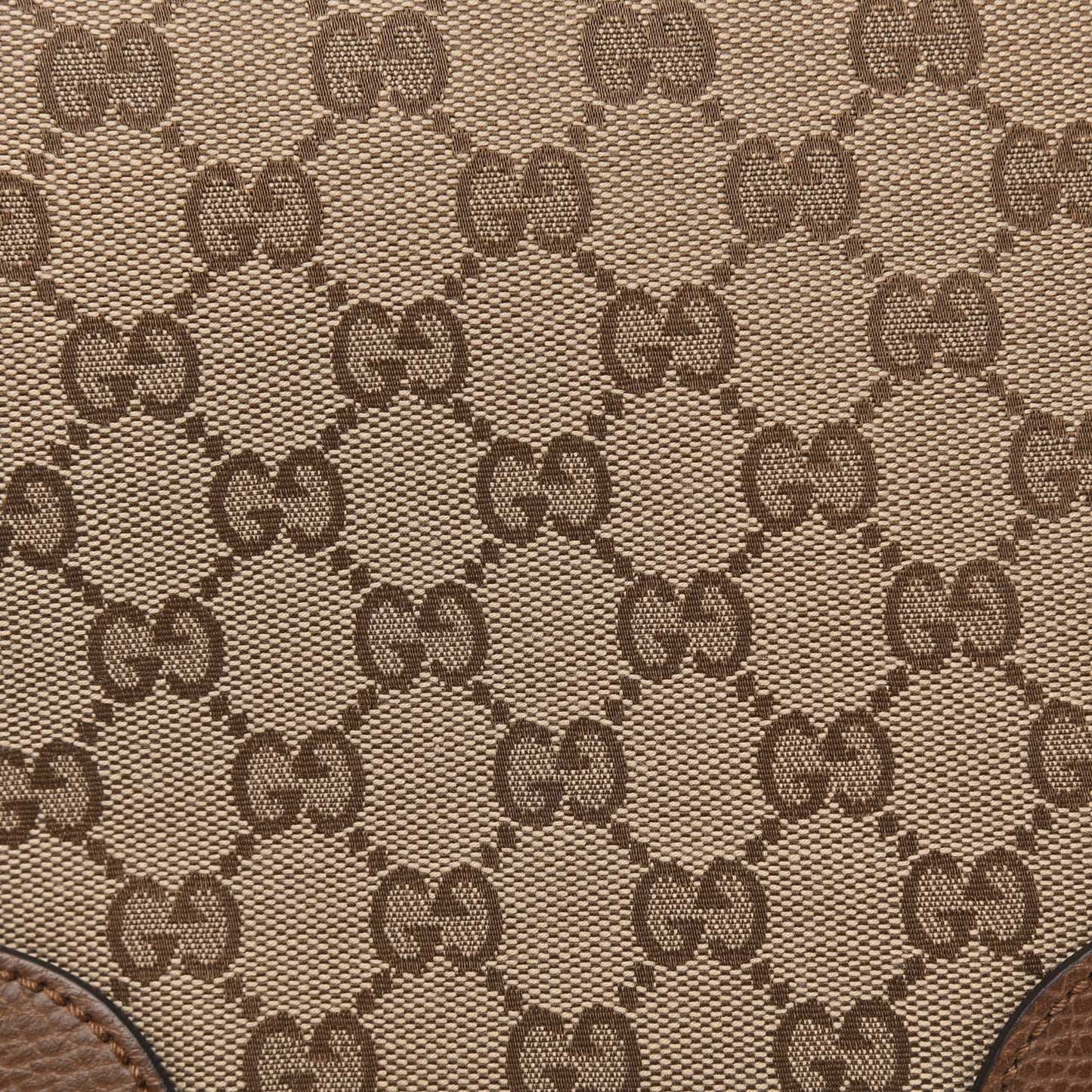 Monogram Mini Bree Messenger Bag Beige Tabacco