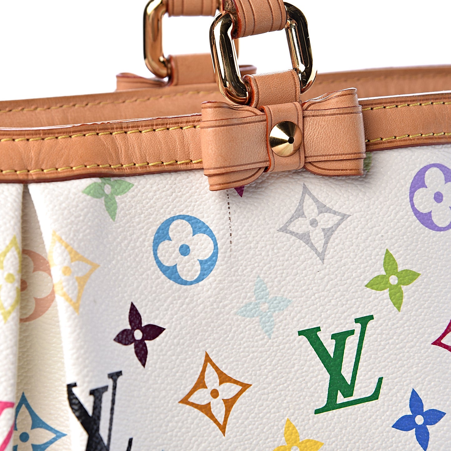 Monogram Multicolor Sharleen GM White