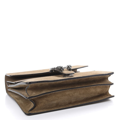 Gucci Suede Medium Dionysus Shoulder Bag Taupe 4 of 14