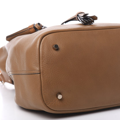 Burberry Grainy Calfskin Large Ashby Hobo Sand 13 of 14