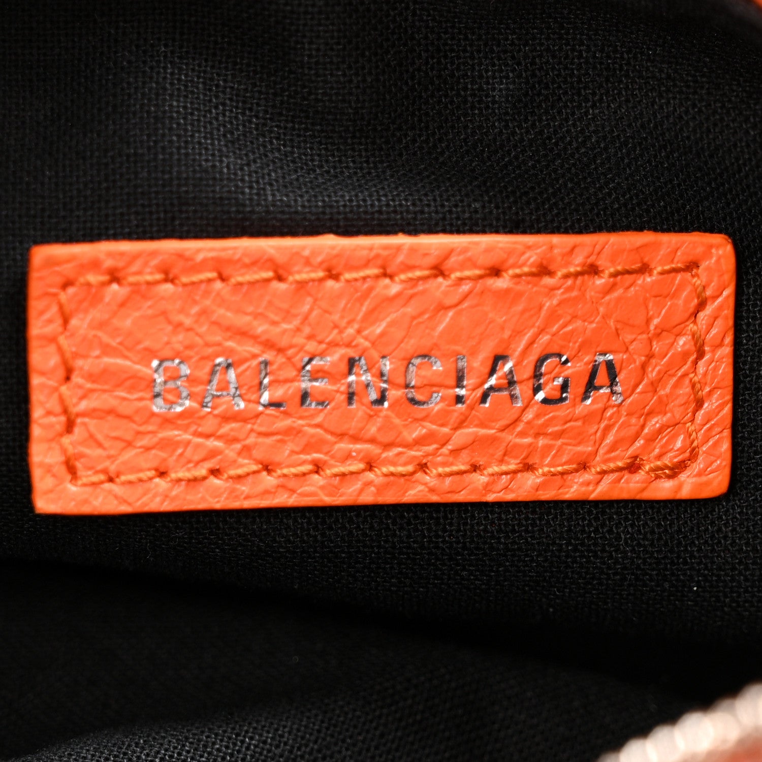 Balenciaga Agneau Arena Le Cagole Shoulder Bag XS Orange 7 of 15