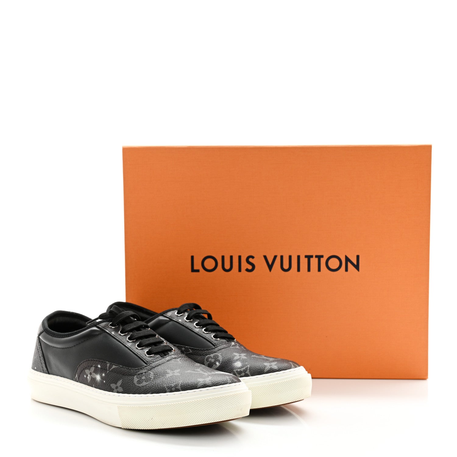 Louis Vuitton Monogram Galaxy Sneakers 7.5 Black 10 of 10