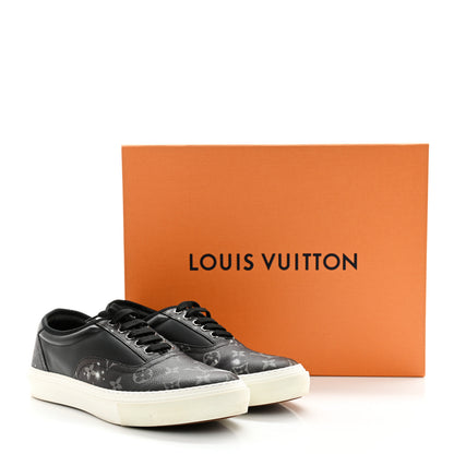 Louis Vuitton Monogram Galaxy Sneakers 7.5 Black 10 of 10