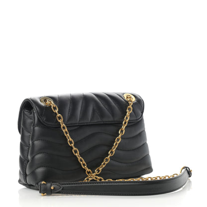 Louis Vuitton Calfskin LV New Wave Chain Bag Black 3 of 10