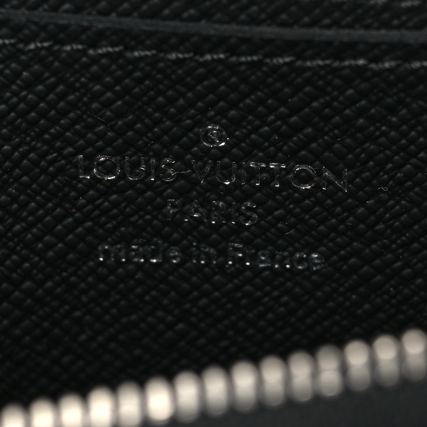 Louis Vuitton Taiga Zippy Coin Purse Vertical Black 6 of 7