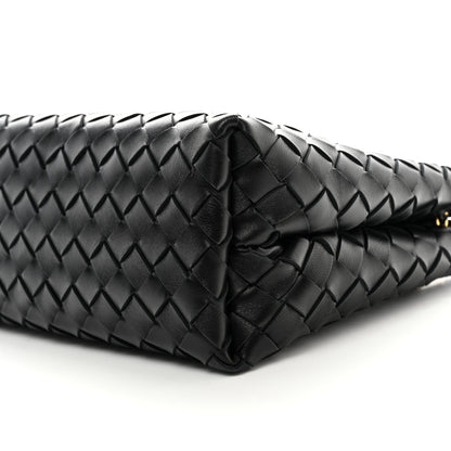 Bottega Veneta Nappa Intrecciato Small Andiamo With Chain Shoulder Bag Black 10 of 10