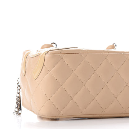 Chanel Calfskin Quilted Small Cambon Bowler Beige 6 of 11