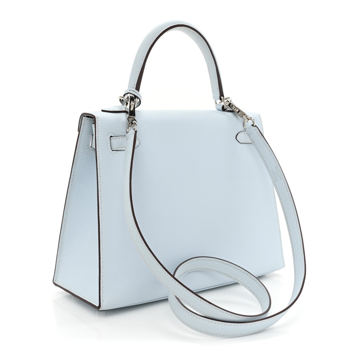 Hermes Epsom Kelly Sellier 25 Bleu Brume 3 of 15