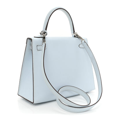 Hermes Epsom Kelly Sellier 25 Bleu Brume 3 of 15