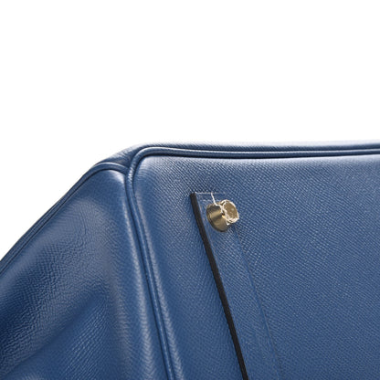 Hermes Epsom Birkin 35 Bleu Agate 7 of 29