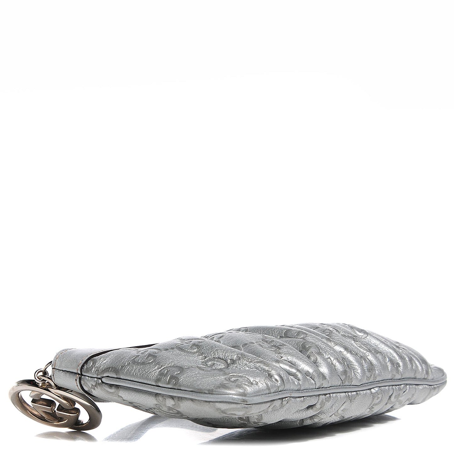 Guccissima New Britt Wristlet Silver