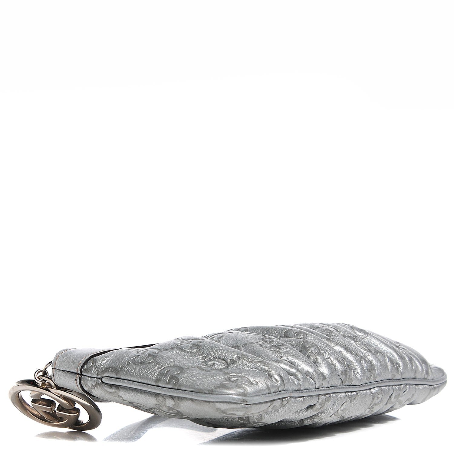 Gucci Guccissima New Britt Wristlet Silver 4 of 7