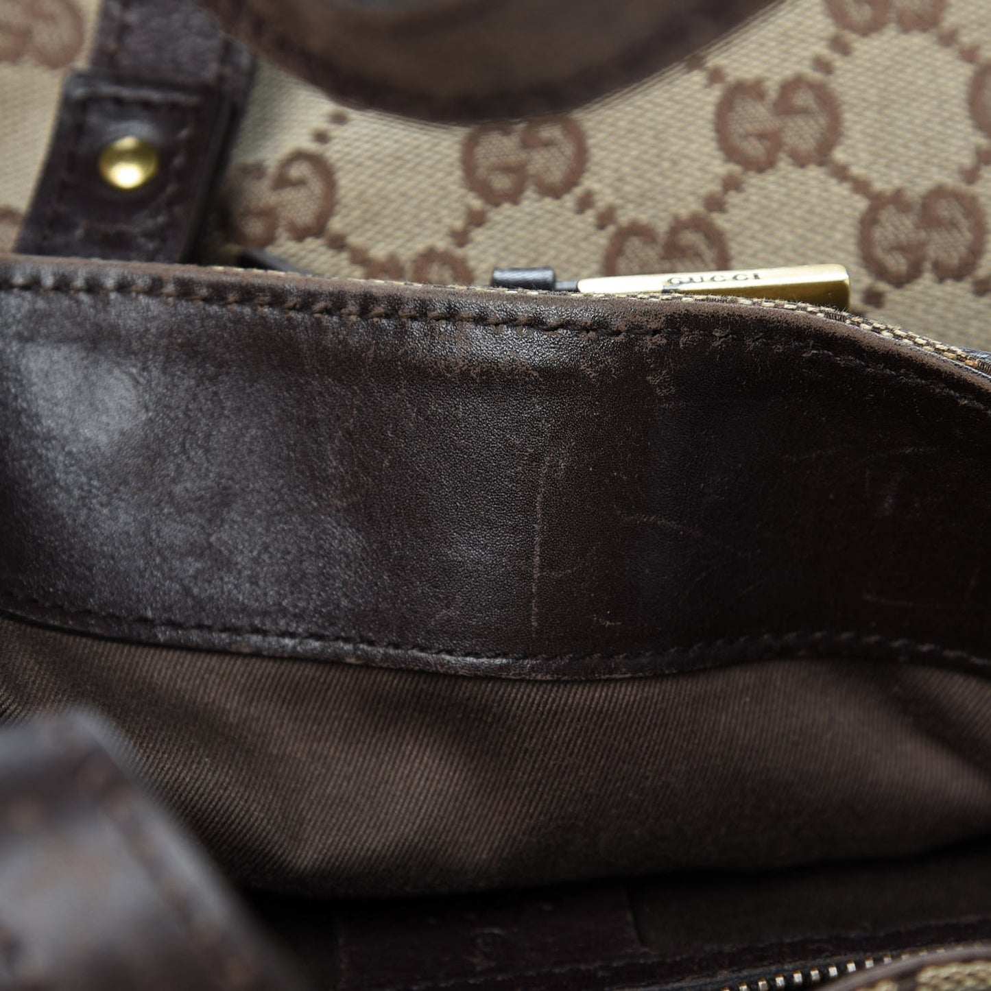 Monogram Tote Brown