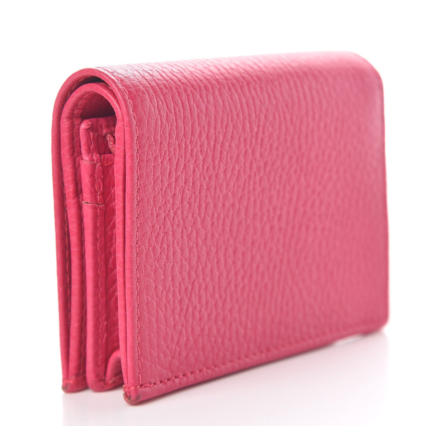 Dollar Calfskin GG Marmont Card Case Box Pink