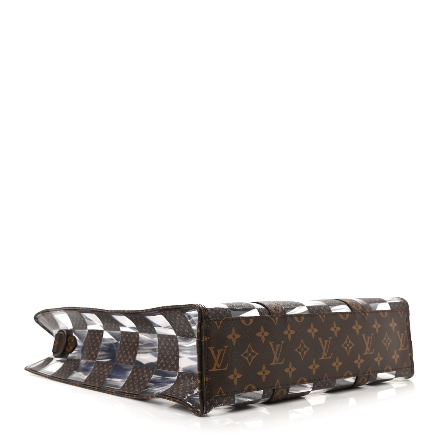 PVC Monogram Chess Sac Plat
