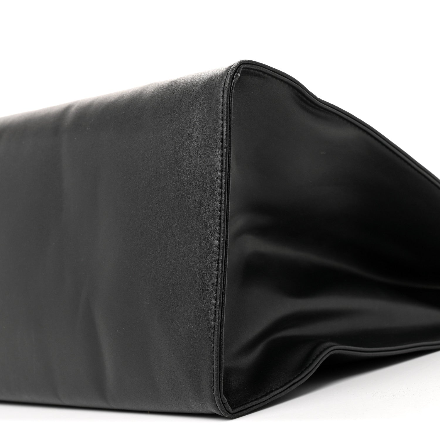Telfar Vegan Leather Large Shopping Bag Black 10 of 13